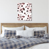 Stretched Canvas Print Moederdag Floral (Insitu (Slaapkamer))