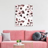 Stretched Canvas Print Moederdag Floral (Insitu (Woonkamer))