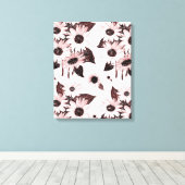 Stretched Canvas Print Moederdag Floral (Insitu (Houten vloer))