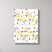 Stretched Canvas Print Moederdag Floral (Voorkant)
