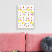 Stretched Canvas Print Moederdag Floral (Insitu (Woonkamer))