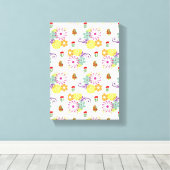 Stretched Canvas Print Moederdag Floral (Insitu (Houten vloer))