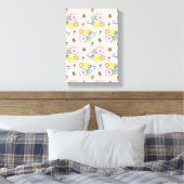 Stretched Canvas Print Moederdag Floral (Insitu (Slaapkamer))