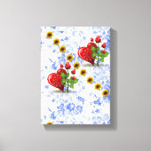 Stretched Canvas Print Moederdag Floral (Voorkant)