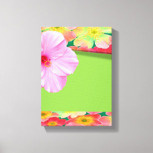 Stretched Canvas Print Moederdag Floral