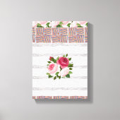 Stretched Canvas Print Moederdag Floral (Voorkant)