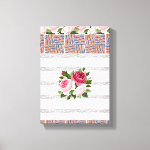 Stretched Canvas Print Moederdag Floral