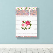 Stretched Canvas Print Moederdag Floral (Insitu (Houten vloer))