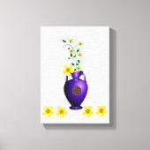 Stretched Canvas Print Moederdag Floral (Voorkant)