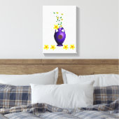 Stretched Canvas Print Moederdag Floral (Insitu (Slaapkamer))