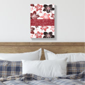 Stretched Canvas Print Moederdag Floral (Insitu (Slaapkamer))