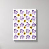 Stretched Canvas Print Moederdag Floral (Voorkant)