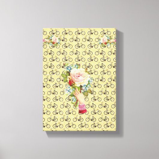 Stretched Canvas Print Moederdag Floral (Voorkant)