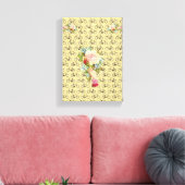 Stretched Canvas Print Moederdag Floral (Insitu (Woonkamer))