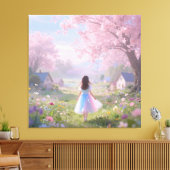 Stretched Canvas Print quiet Beauty (Insitu (Woonkamer))