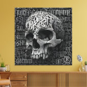 Stretched Canvas Print Rebellion 78 Art (Insitu (Woonkamer))