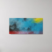 Stretched Canvas Print  Space smoke  (Voorkant)