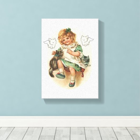 Stretched Canvas print St. Patrick's Day (Insitu (Houten vloer))