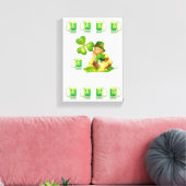 Stretched Canvas print St. Patrick's Day (Insitu (Woonkamer))
