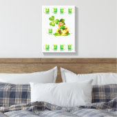 Stretched Canvas print St. Patrick's Day (Insitu (Slaapkamer))
