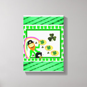 Stretched Canvas print St. Patrick's Day