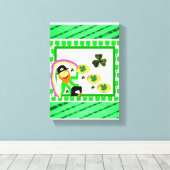 Stretched Canvas print St. Patrick's Day (Insitu (Houten vloer))