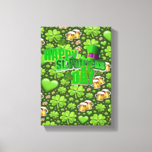 Stretched Canvas print St. Patrick's Day