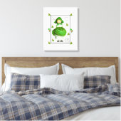 Stretched Canvas print St. Patrick's Day (Insitu (Slaapkamer))