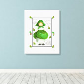 Stretched Canvas print St. Patrick's Day (Insitu (Houten vloer))