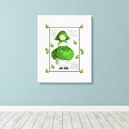Stretched Canvas print St. Patrick's Day (Insitu (Houten vloer))