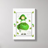 Stretched Canvas print St. Patrick's Day (Voorkant)
