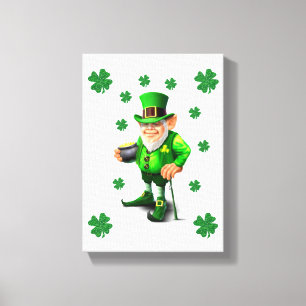 Stretched Canvas print St. Patrick's Day
