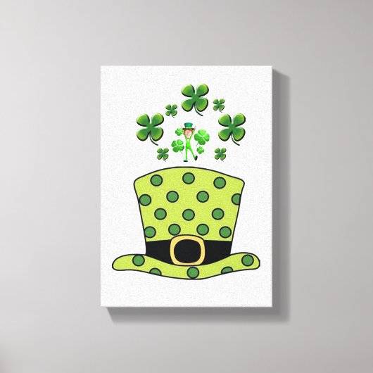 Stretched Canvas print St. Patrick's Day (Voorkant)