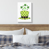Stretched Canvas print St. Patrick's Day (Insitu (Slaapkamer))