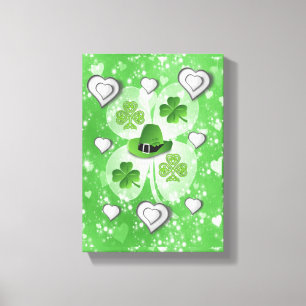 Stretched Canvas print St. Patrick's Day