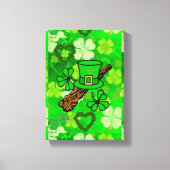 Stretched Canvas print St. Patrick's Day (Voorkant)