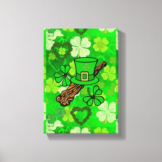 Stretched Canvas print St. Patrick's Day (Voorkant)