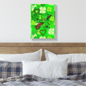 Stretched Canvas print St. Patrick's Day (Insitu (Slaapkamer))