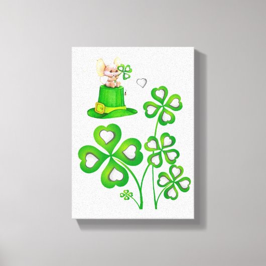 Stretched Canvas print St. Patrick's Day (Voorkant)