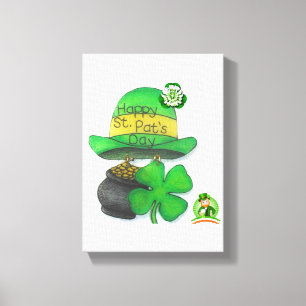 Stretched Canvas print St. Patrick's Day