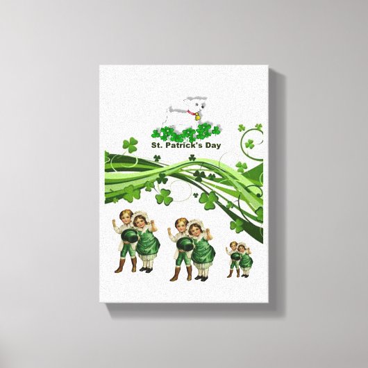 Stretched Canvas print St. Patrick's Day (Voorkant)