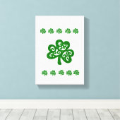Stretched Canvas print St. Patrick's Day (Insitu (Houten vloer))