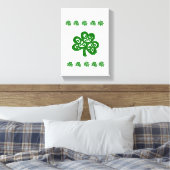 Stretched Canvas print St. Patrick's Day (Insitu (Slaapkamer))