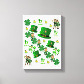 Stretched Canvas print St. Patrick's Day (Voorkant)