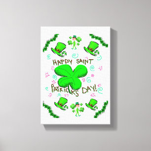 Stretched Canvas print St. Patrick's Day