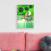 Stretched Canvas print St. Patrick's Day (Insitu (Woonkamer))