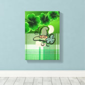 Stretched Canvas print St. Patrick's Day (Insitu (Houten vloer))