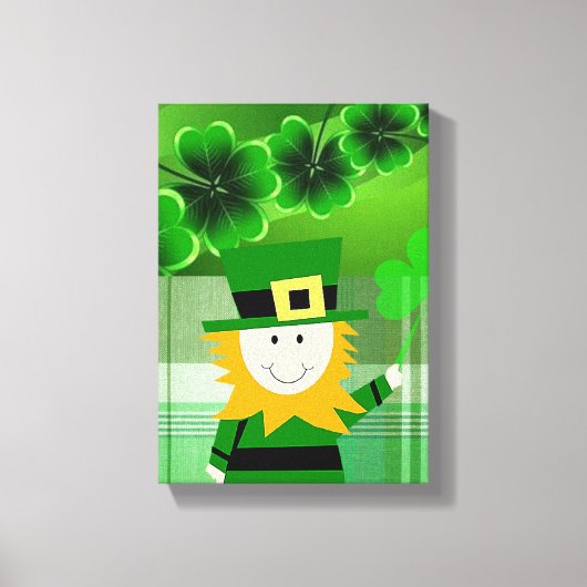 Stretched Canvas print St. Patrick's Day (Voorkant)