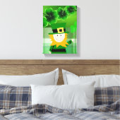 Stretched Canvas print St. Patrick's Day (Insitu (Slaapkamer))