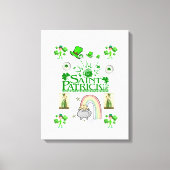 Stretched Canvas print St. Patrick's Day (Voorkant)